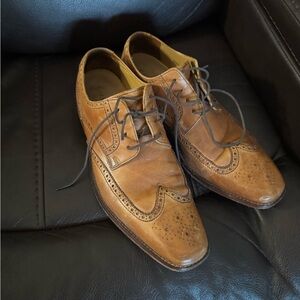 Cole Haan Tan Leather Men's Oxfords